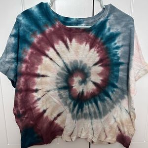 Tie dye oversize tee
